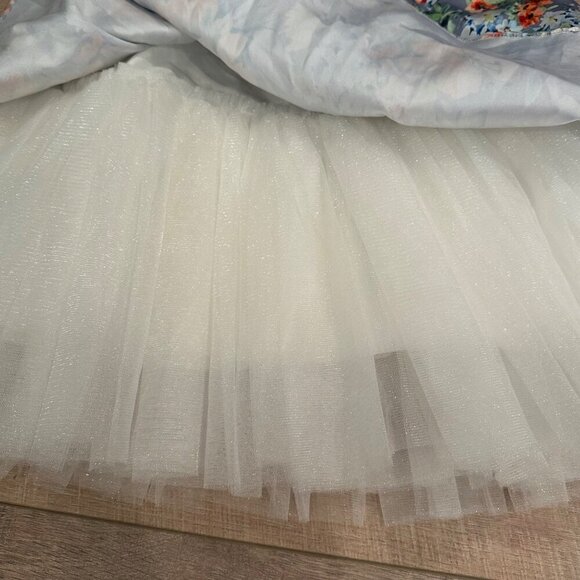 COUTURE PRINCESS GIRLS SIZE 8 FLORAL DRESS - Picture 4 of 10